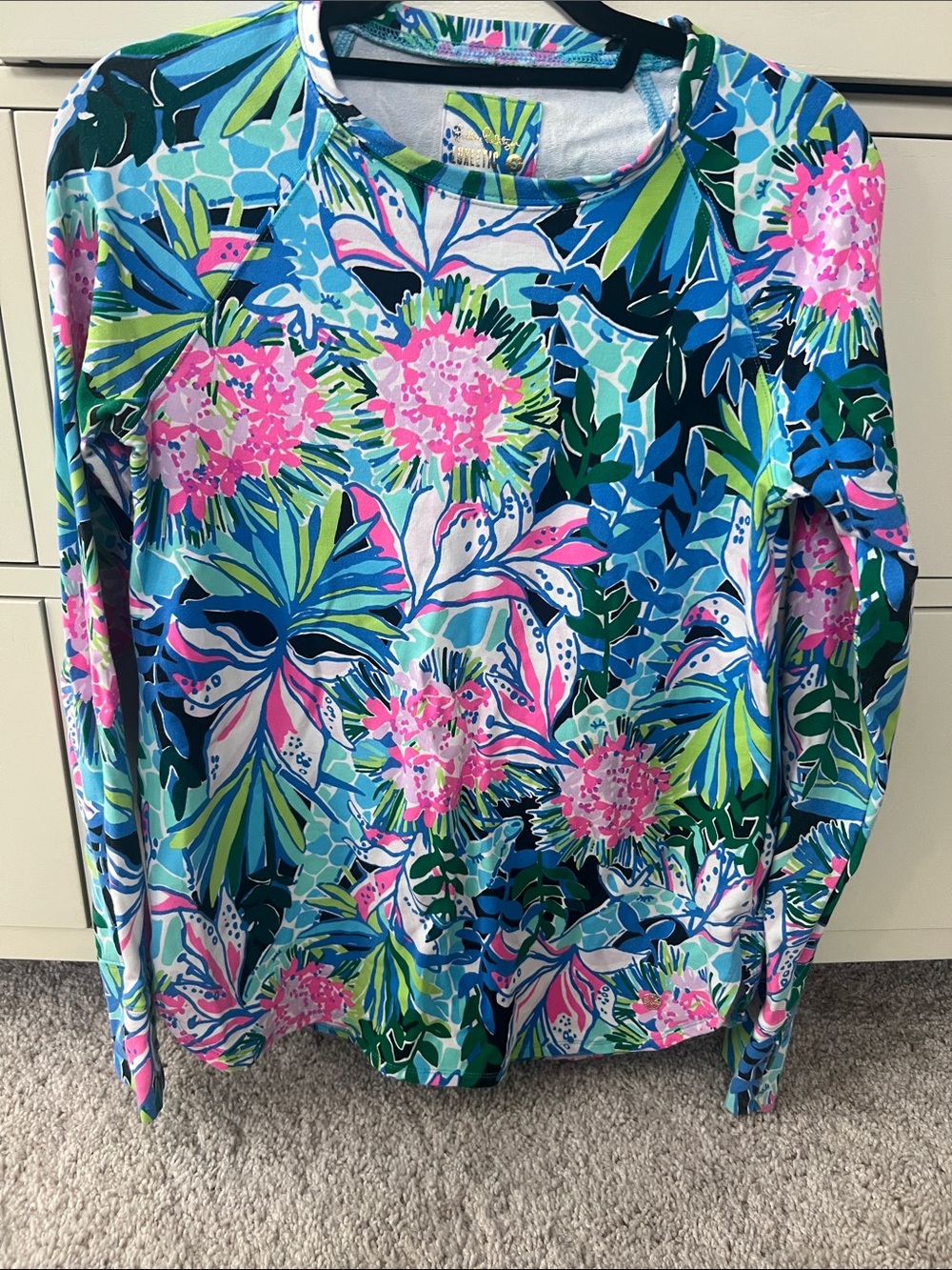 Lilly Pulitzer luxletic floral tunic small